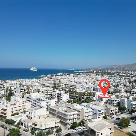 Romantic Penthouse, With Nice View, Kos Town - El Greco Apartments No 13-2